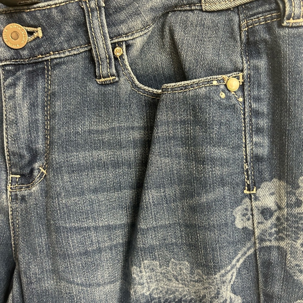 Whbm Patchwork Distressed Girlfriend Ankle Jean 2 - image 3